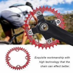 Perfet Deckas Narrow Wide Bike Mtb Round Oval Chainring Chain Ring Single Plate