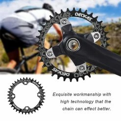 Perfet Deckas Narrow Wide Bike Mtb Round Oval Chainring Chain Ring Single Plate