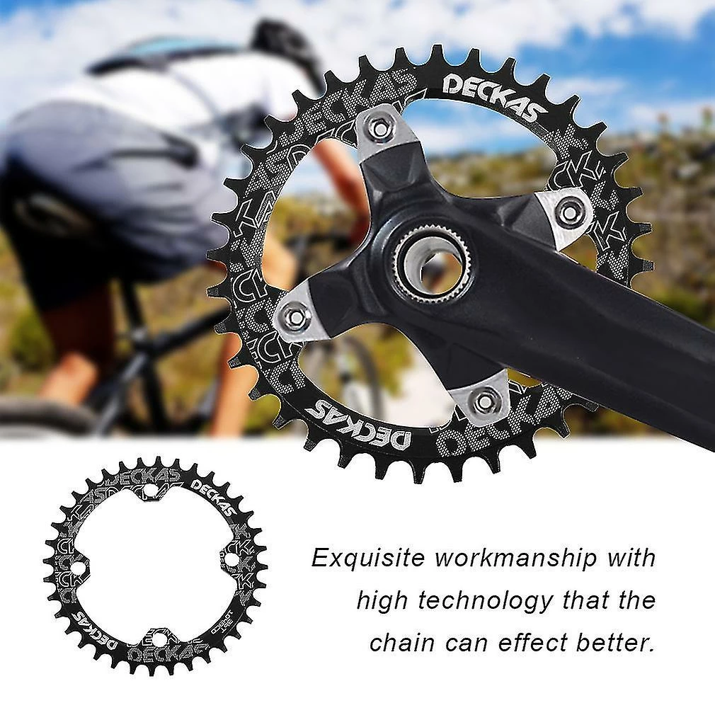 Perfet Deckas Narrow Wide Bike Mtb Round Oval Chainring Chain Ring Single Plate