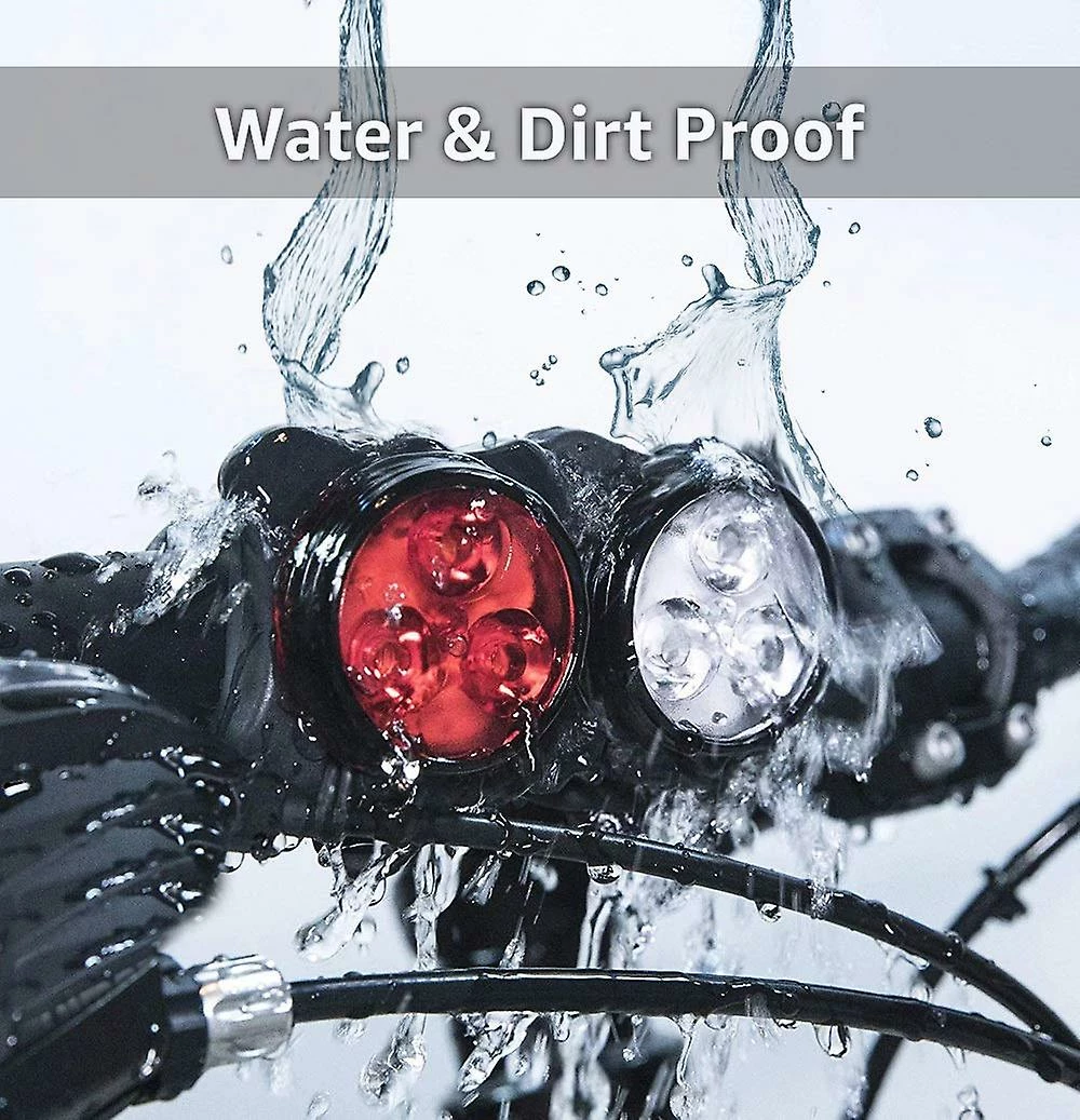 Unbranded 2pcs Bike Safety Warning Light Bicycle Signal Light Imperméable à L’eau Et à La Poussière – Image 5