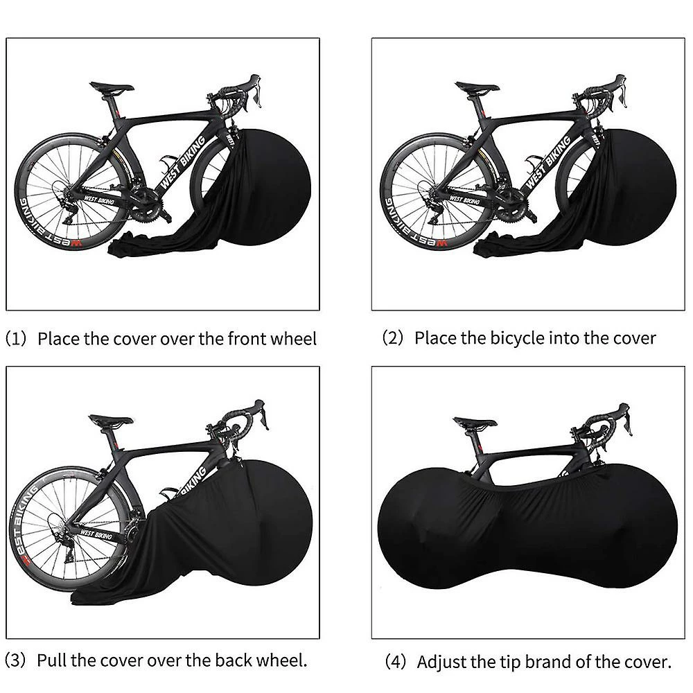 Waytogo Universal Bike Bicycle Mountain Bike Accessoires Cover Dustproof Stretchy Elastic Band – Image 5