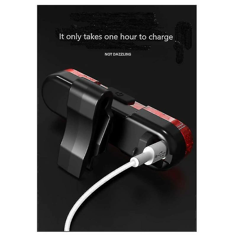 Perfet 2 Pcs Bike Tail Light, Usb Rechargeable Bicycle Rear Light360 Degré Rotation Waterproof Bicycle Tail – Image 3