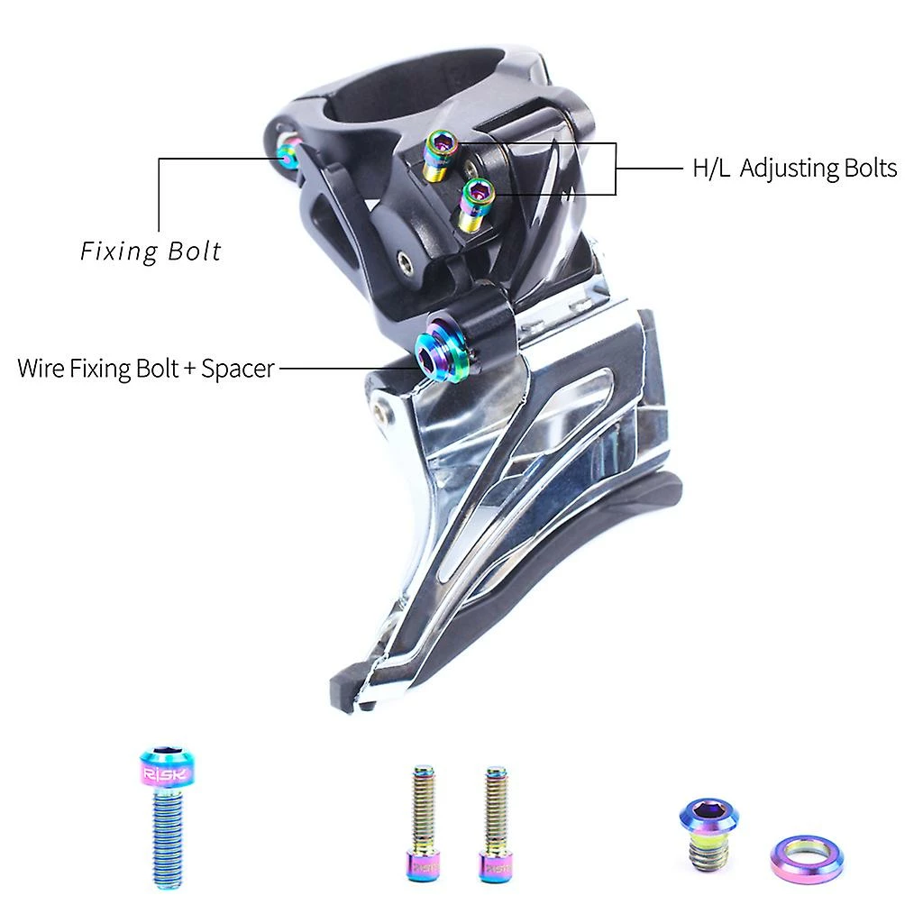 ESTONE Alliage De Titane M7000 Xt M8000 Mountain Bicycle Shift Bolts Set Mtb Bike Oil Disc Brake Screw Kits – Image 3