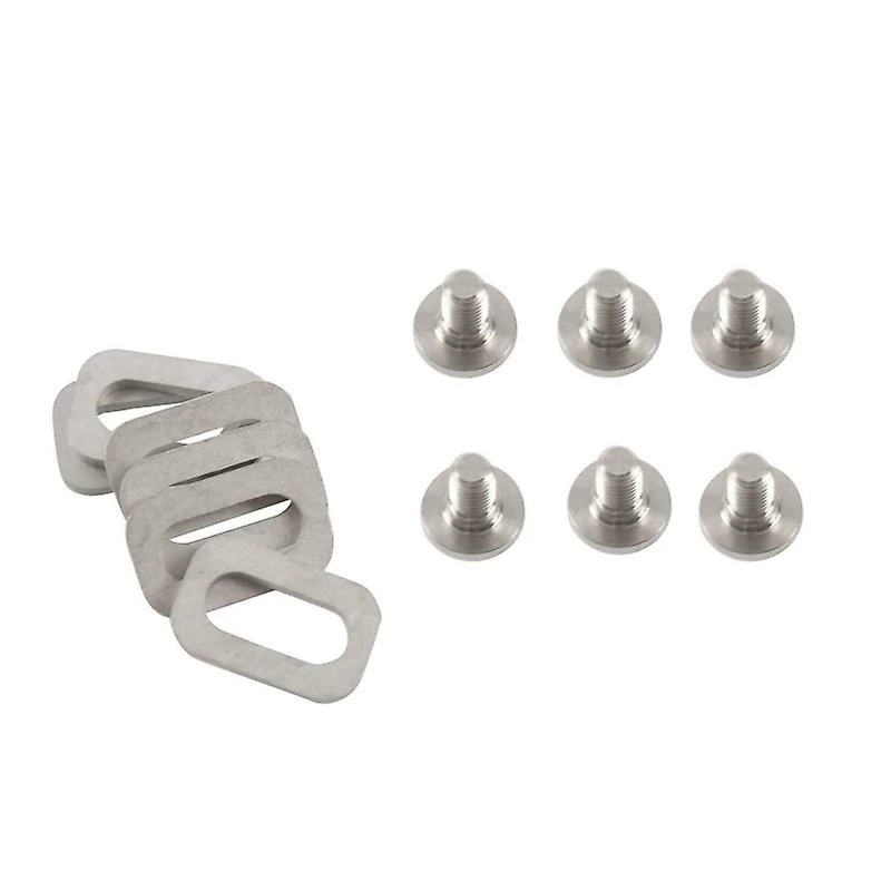 ESTONE 6pcs Haute Résistance Titane Boulons Entretoises Pour Look Keo Mountain Bike Antirouille
