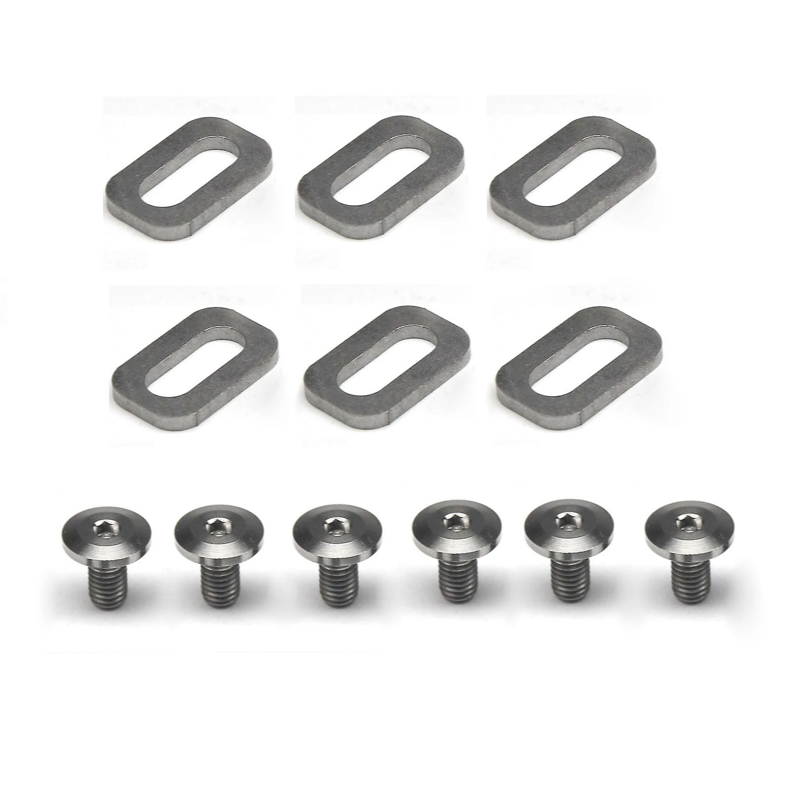 ESTONE 6pcs Haute Résistance Titane Boulons Entretoises Pour Look Keo Mountain Bike Antirouille – Image 2