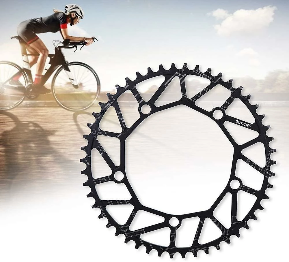 Unbranded 2023 - Roue De Chaîne De Vélo, 52t 130bcd Bike Single Speed Chainring Pour La Plupart Des Vélos De Route Mounta – Image 3