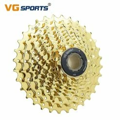 Huxmotor 10 Vitesses 32t Golden Road Bike Cassette Vélo Volant D’inertie Poids Léger