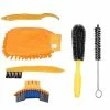 Unbranded 6Pcs Professional MTB Mountain Road Bike Outils De Nettoyage Set Portable Tire Chain Crankset Gap Wheel