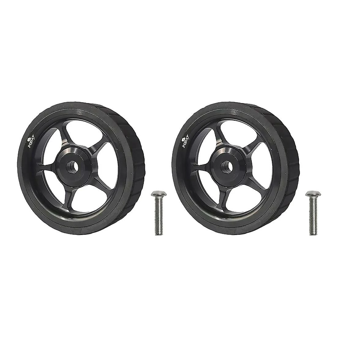 Unbranded Poday Folding Bike Easywheel Pour Vélo Porte-bagages Arrière Easy Wheel Widening Thickening Antidérapant E