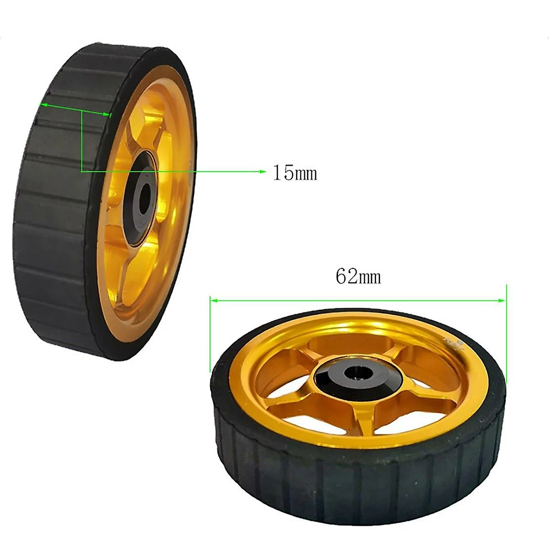 Unbranded Poday Folding Bike Easywheel Pour Vélo Porte-bagages Arrière Easy Wheel Widening Thickening Antidérapant E – Image 5