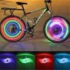 Unbranded 2pcs 3 Mode D’éclairage Led Neon Bicycle Wheel Spoke Light Waterproof Color Bike Safety Warning Light Cycling Light