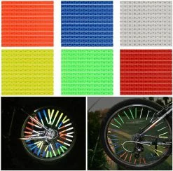 Ksalfye Bike Spoke Reflector Bicycle Cycle Roue Rayon Réflecteurs Clip Tube