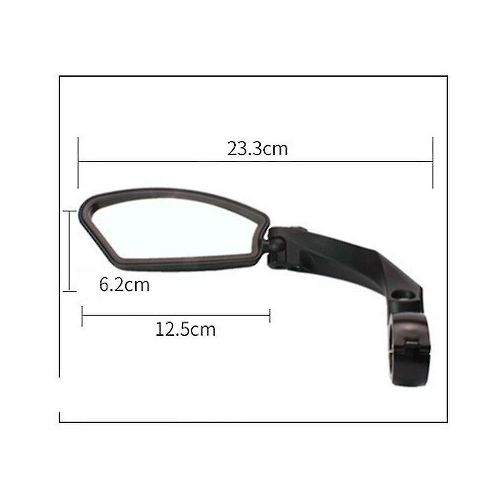 Hggqvvs Bicycle Mirror Bicycle Mirror Bicycle Rear View Mirror Pour E-bike Et Bicycle Bicycle Vue Arrière Mirr – Image 2