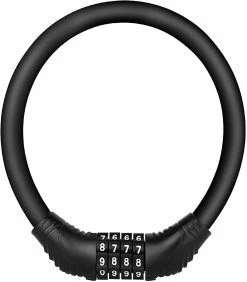 Hggqvvs Mini Cadenas Portable Bike Lock Peut être Combiné Librement (noir)