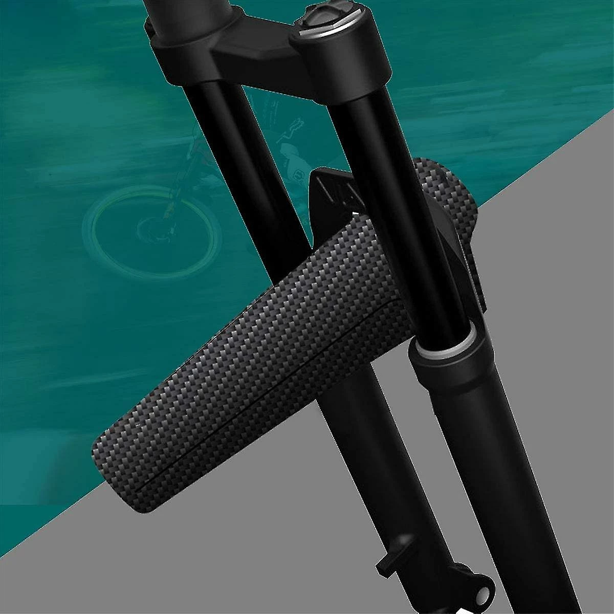 Hggqvvs Mountain Bike Mudguards, 2pcs Mountain Bike Mudguards, VTT Avant Et Arrière Compatible Mudguard, Accessoires De Vélo MTB Mud Guard Fit 20 « 26 » 27 » 27.5 » – Image 5