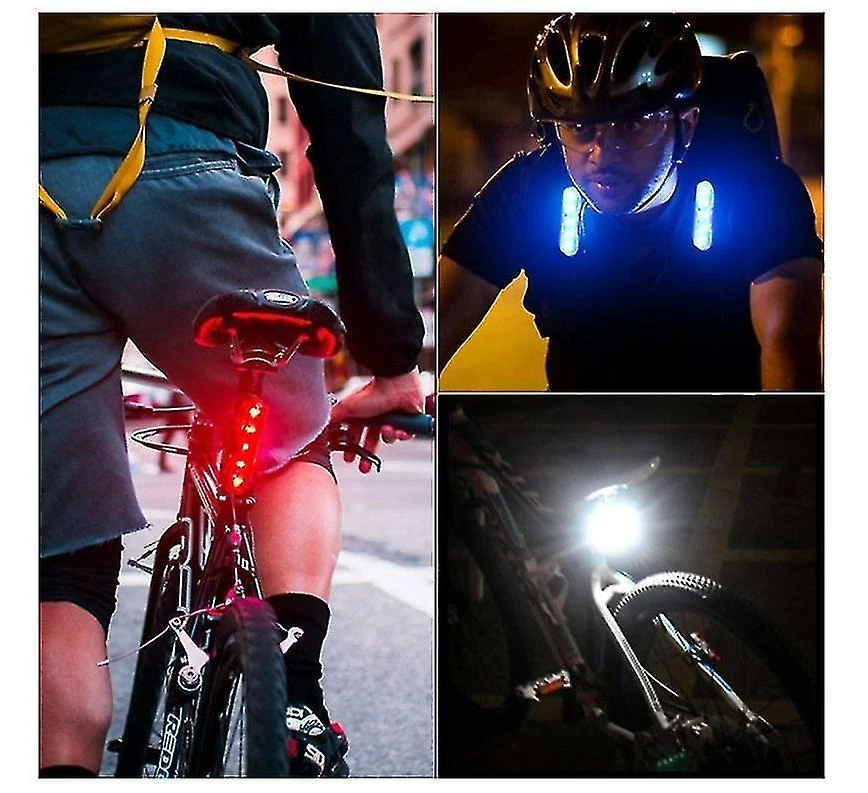 Unbranded 2 Pcs Bike Tail Light, Usb Rechargeable Bicycle Rear Light360 Degré Rotation Waterproof Bicycle Tail – Image 5