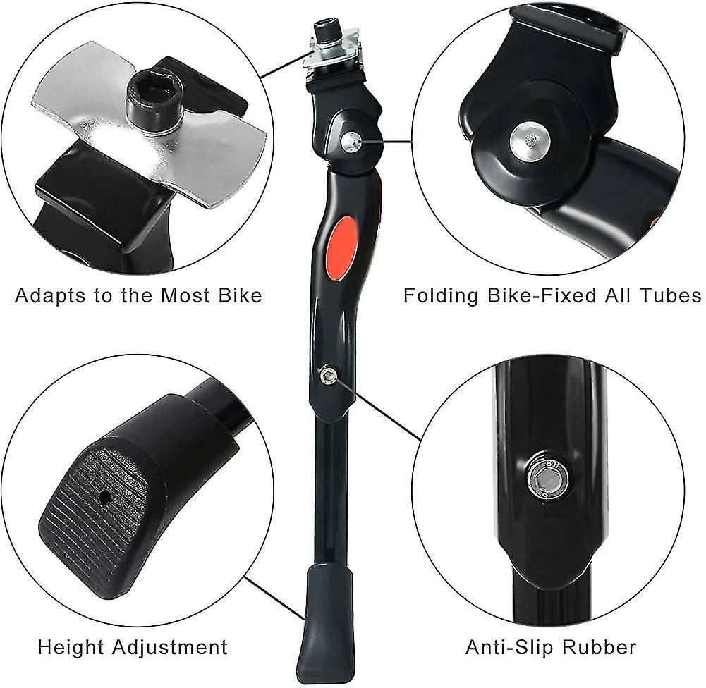 Vention Kickstand Bike, Bike Kickstand Side Kick Stand Pour Vélo VTT Road Mountain Bike – Image 2