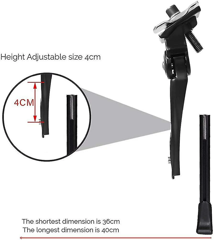 Vention Kickstand Bike, Bike Kickstand Side Kick Stand Pour Vélo VTT Road Mountain Bike – Image 3