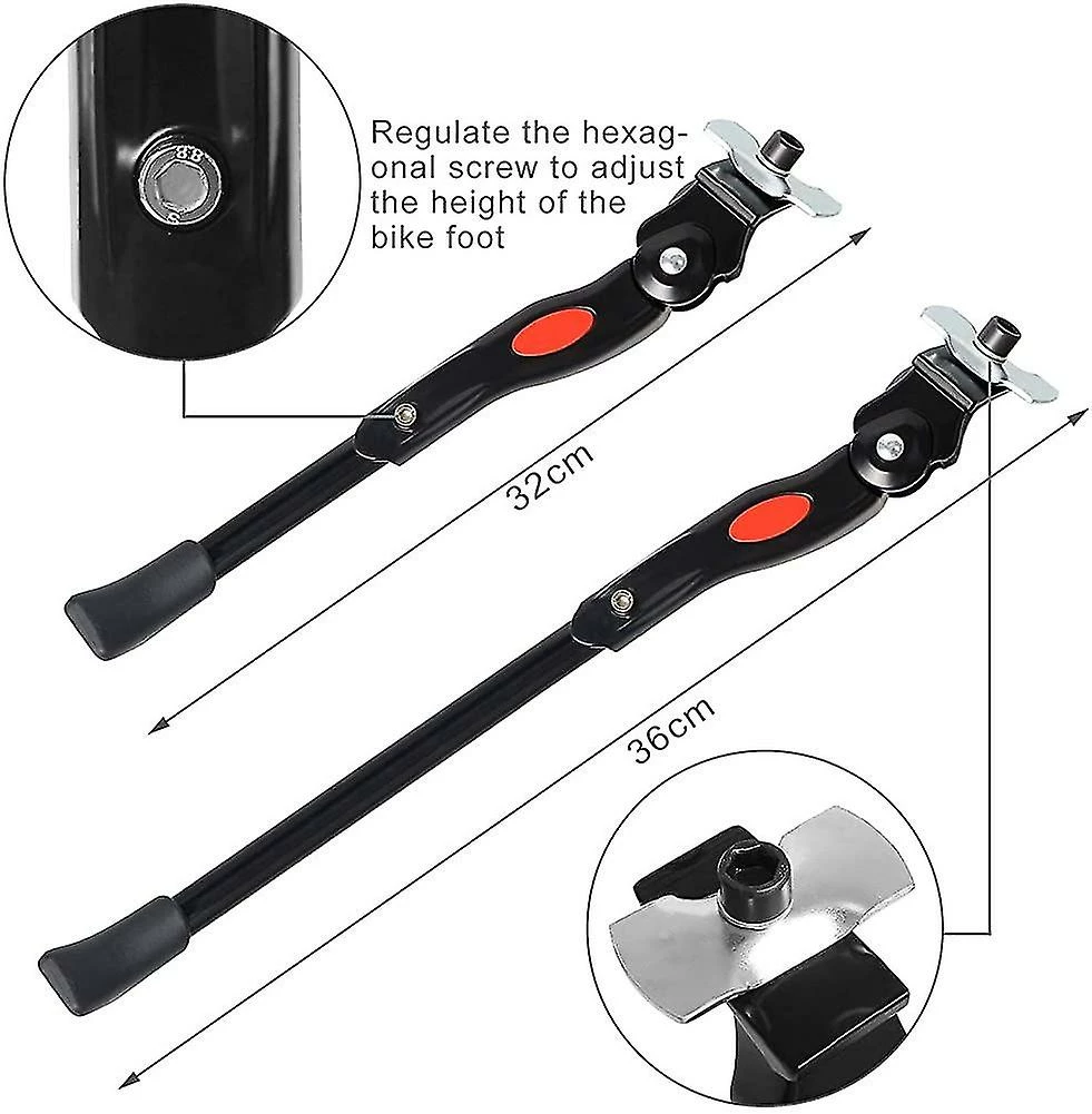 Vention Kickstand Bike, Bike Kickstand Side Kick Stand Pour Vélo VTT Road Mountain Bike – Image 4