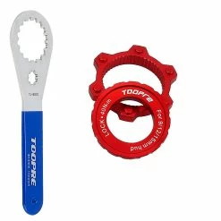 Unbranded Toopre Bike Pédalier Clé Outil 44mm 16notch Avec Adaptateur C