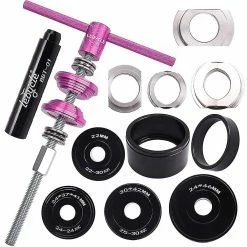 Unbranded Lebycle Bike Fixe Gear Axle Cente Tool Suit Bb86/30/92/pf30, Violet