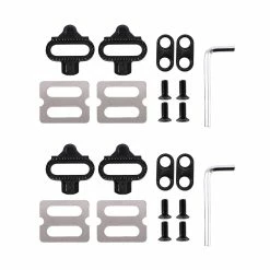 Unbranded 2x Mountain Bike Spd Pédales Vélo Cleat Set Compatible