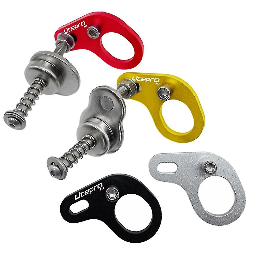 Unbranded Litepro 412 Folding Bike Magnet Adapter Buckle Seat Compatible Avec Dahon, Or – Image 2