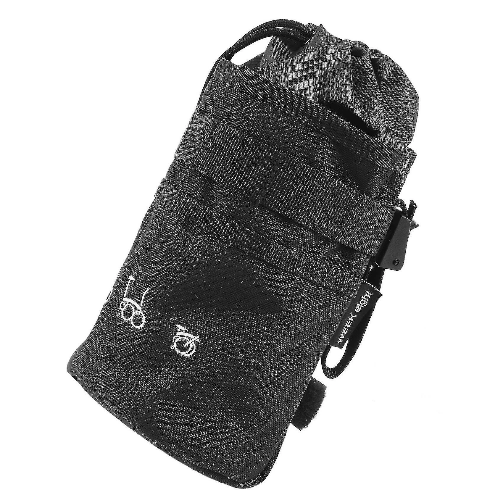 Unbranded Semaine Huit Sac De Vélo Pullable Tissu Fit Brompton Road Bike, Black_b – Image 2