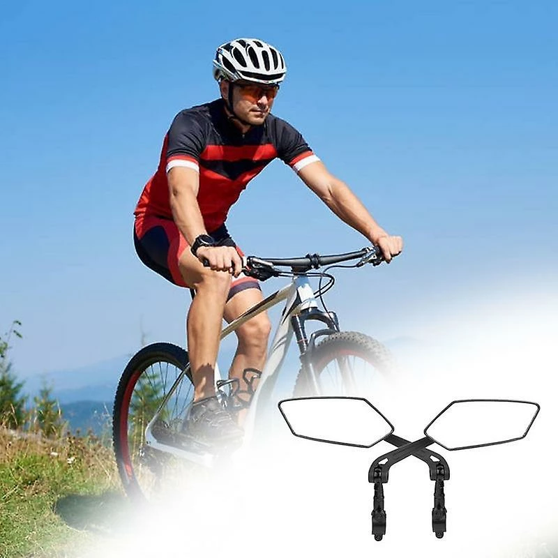 Unbranded Vélo Guidon Réflecteur RétroViseur Miroir Mountain Bike Vélo Électrique Scooter Hd Plus Large Gamme Angles Réglables Miroir – Image 3