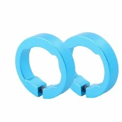 Aowear 2pcs End Lock Rings Road Bike Handlebar Lock Ring Bicycle Grips Ring Aluminium
