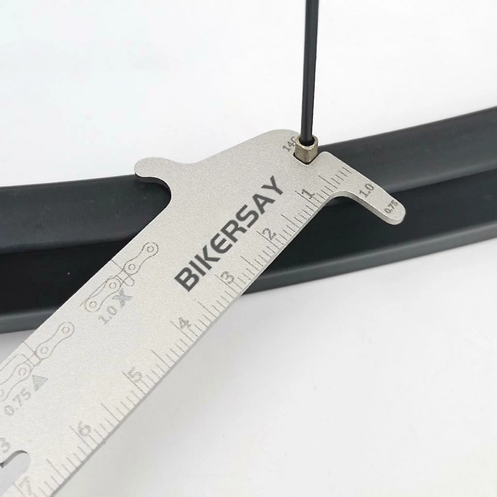 Unbranded Portable Bike Chain Wear Indicator Gauge Wear Indicator Bicycle Tool Repair Tool Detection Cyclists Tool Replacement 1pc For Mountain Bike