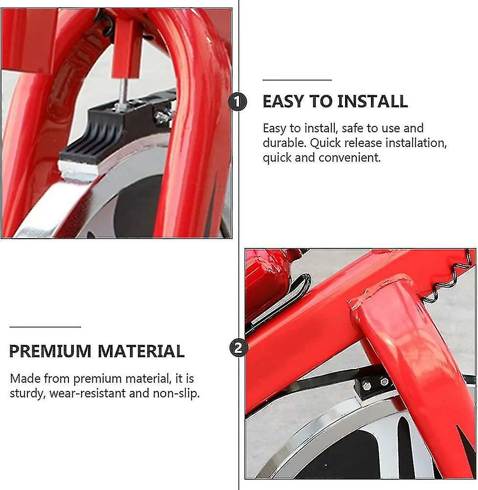 Unbranded 2pcs Spinning Bike Brake Pad Vélo D’exercice Frein Groupe Cycle Frein Remplacement – Image 4