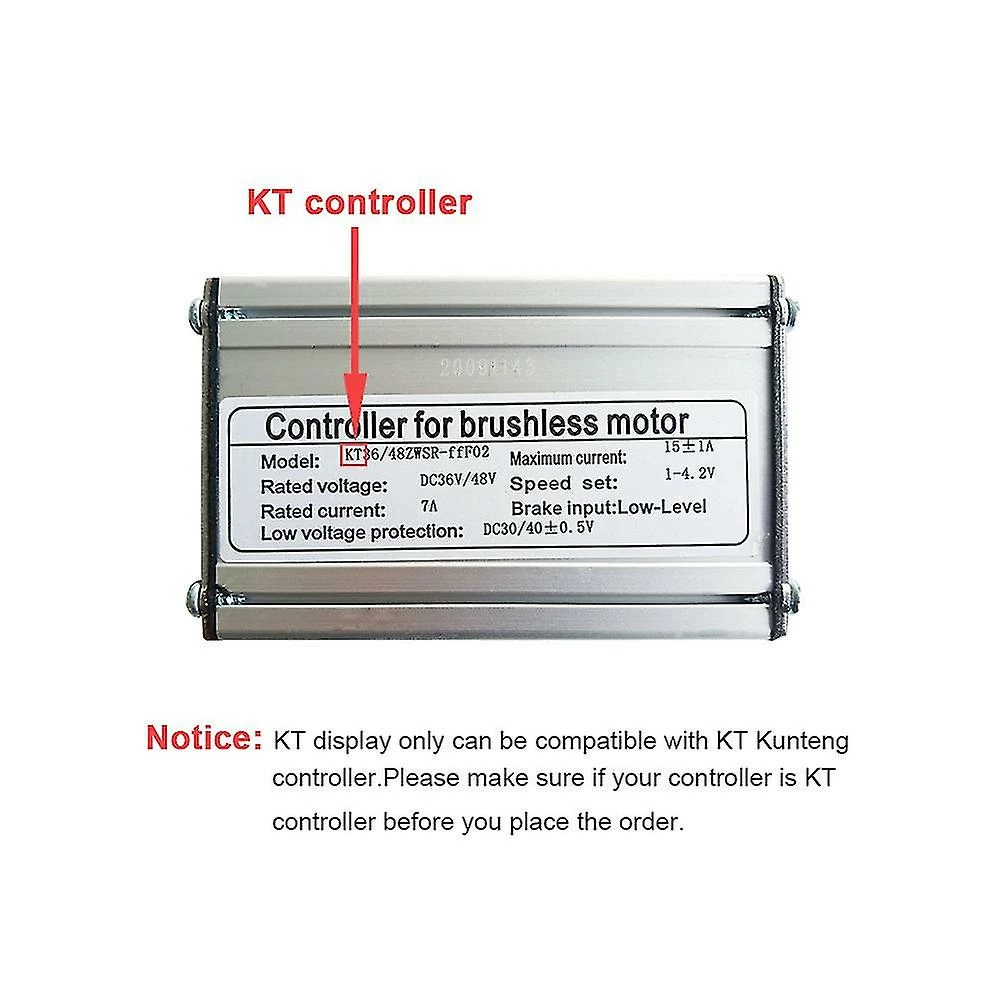 Unbranded Kt-lcd7c Intelligent Display E-bike Lcd Panneau De Commande, Connecteur Sm – Image 3