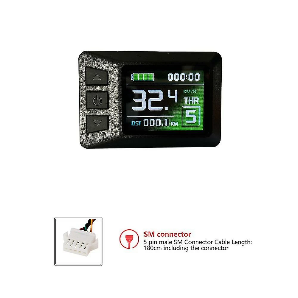 Unbranded Kt-lcd7c Intelligent Display E-bike Lcd Panneau De Commande, Connecteur Sm – Image 5