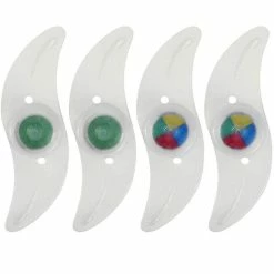 Unbranded Mountain Bike Spoke Light Warning Bicycle Riding Equipment Bicycle Willow Light Colorful Hot Wheel S-type Wire Light (2set (10pcs)