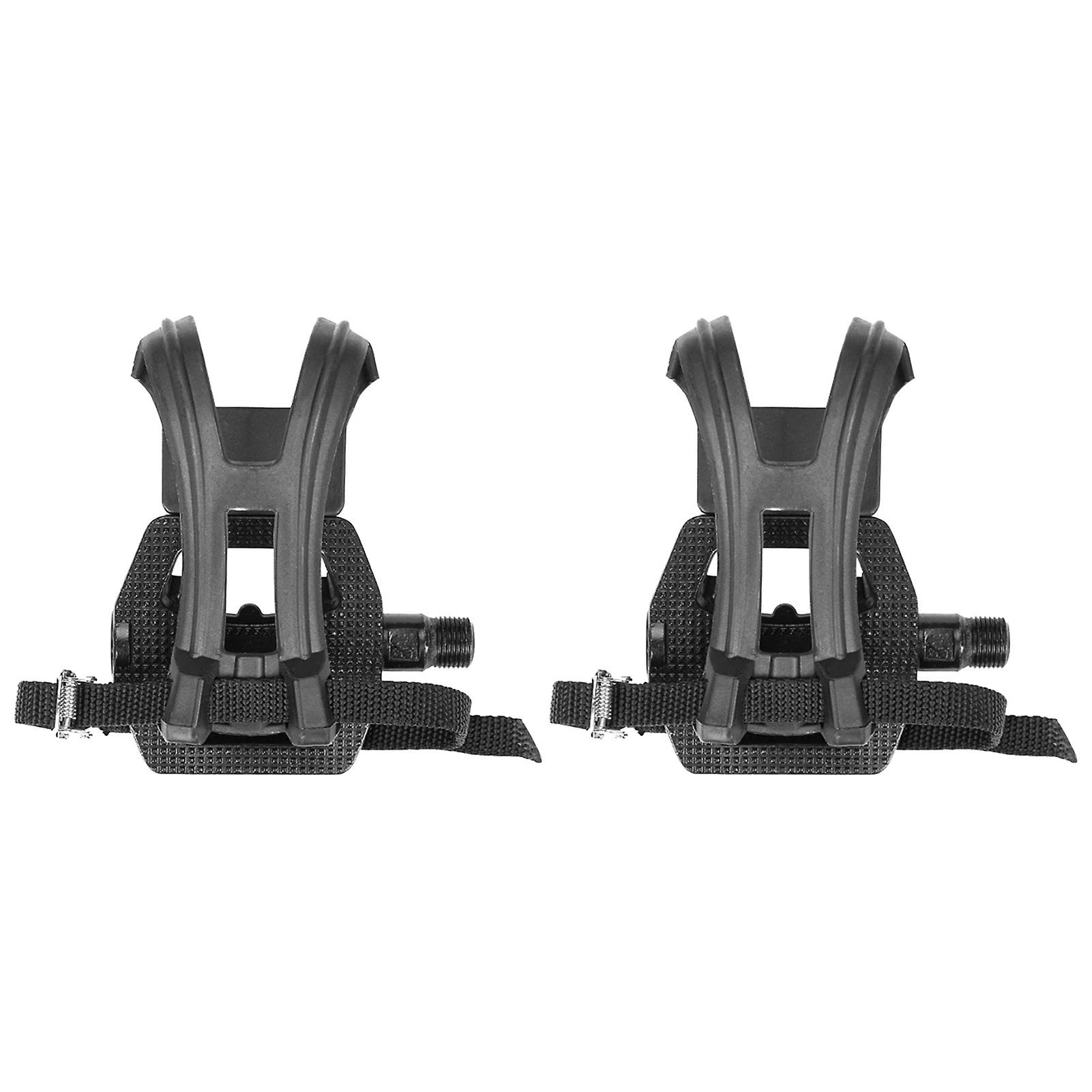 Unbranded 1paire Avec Pinces à Orteils Sangles Spin Bike Pedals Easy Install Durable Repair Gym – Image 2