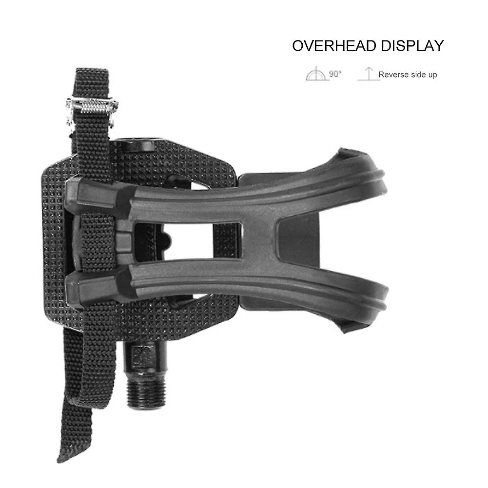 Unbranded 1paire Avec Pinces à Orteils Sangles Spin Bike Pedals Easy Install Durable Repair Gym – Image 3