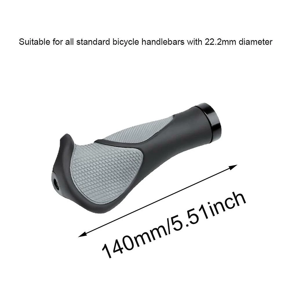 Unbranded 1pair Non Dérapant Route Protectrice Ergonomique Housse Bike Handle Grips Soft Rubber – Image 3