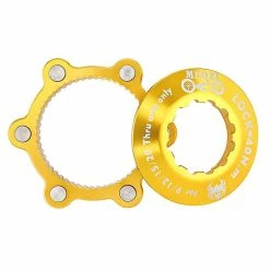 Unbranded Bike Centerlock To 6-hole Adapter Bike Hub Center Lock Conversion Adapter Pour VTT Bike