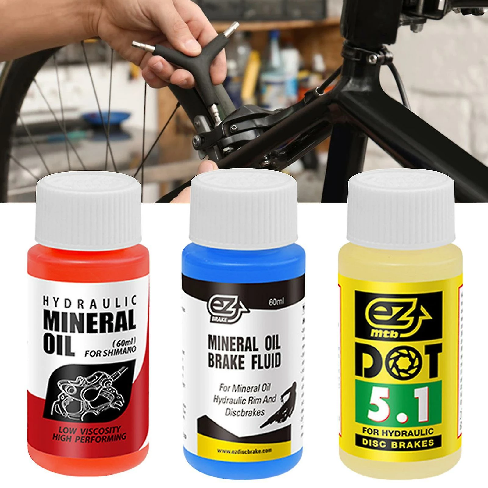 Unbranded 60ml Huile De Purge De Frein Visible Fonction Tag Strong Slip Long Service Life Bike Disc Brake Oil Bicycle Repair Tool Haute Qualité – Image 2