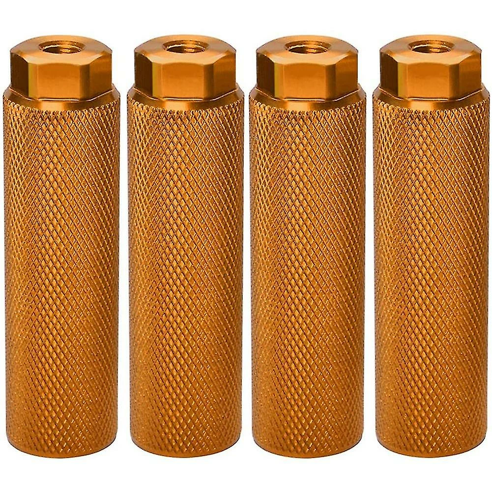 Unbranded 4 Pcs Bike Pegs, Alliage D’aluminium Anti-dérapant Plomb Pied Bicyclette Pédales Bmx Pegs Pour 3/8 Pouces Essieux Bicyc