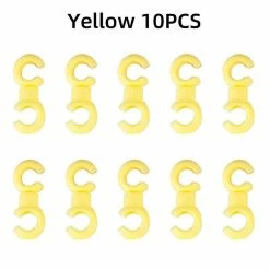 Unbranded 10pcs Bicycle Frein Shift Line Hose Guide Clips En Forme De S Pour Bike Cross Cable Tidy Ties Buckle Holder C Hooks Multi Colors