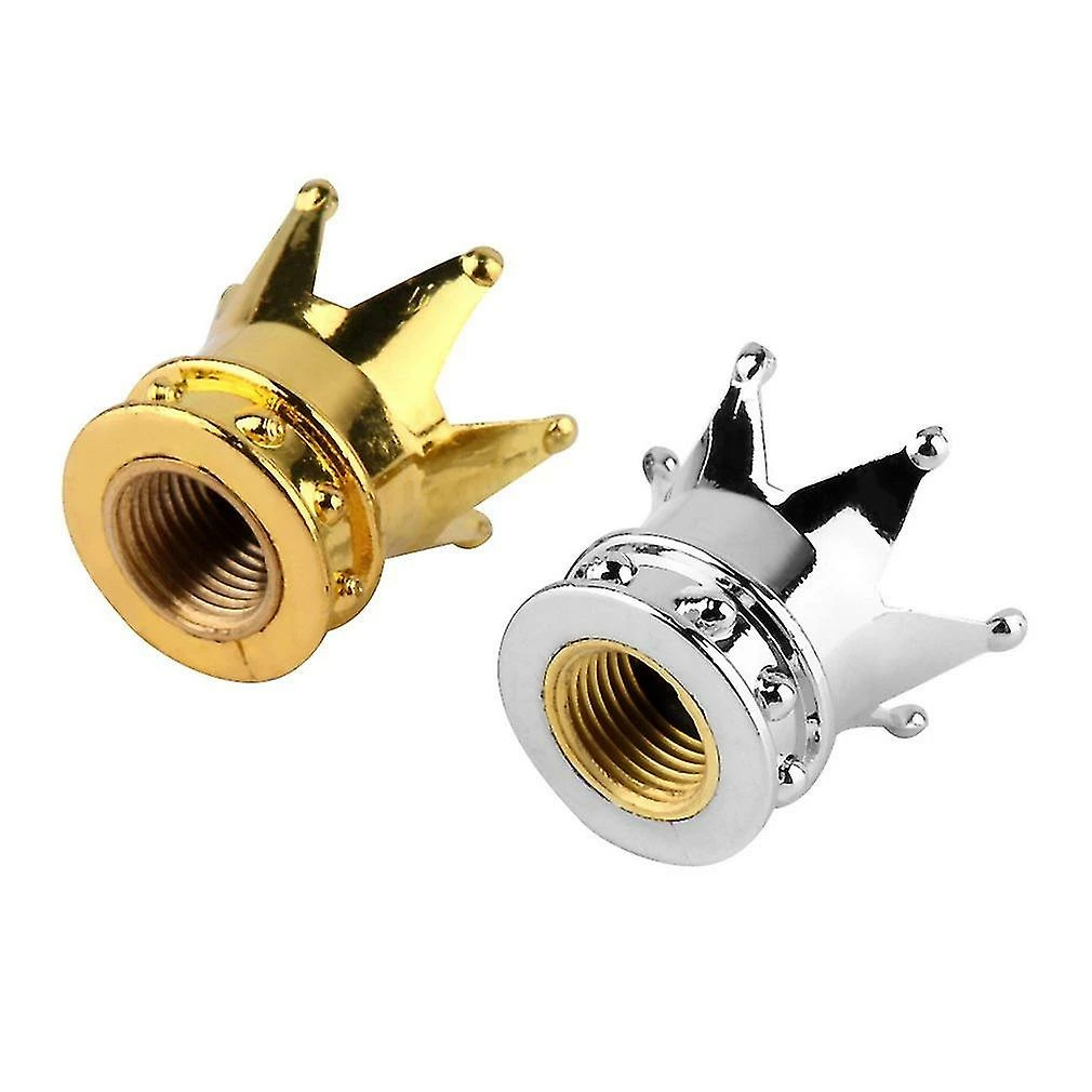 Woosien Universal Crown Shape Car Truck Bike Tire Air Valve Stem Cap Wheel Rim – Image 5