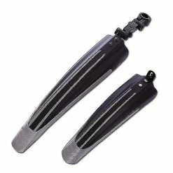 Unbranded 2 Pièces De Garde-boue De Vélo Mud-proof Mountain Bike Pneus Avant Et Arrière Garde-boue En Plastique Coloré Fender Wings Pièces De Vélo