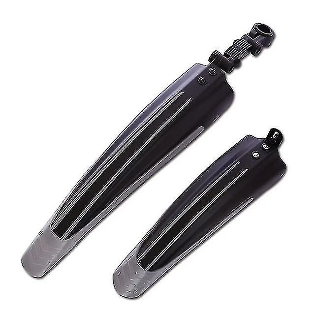 Unbranded 2 Pièces De Garde-boue De Vélo Mud-proof Mountain Bike Pneus Avant Et Arrière Garde-boue En Plastique Coloré Fender Wings Pièces De Vélo