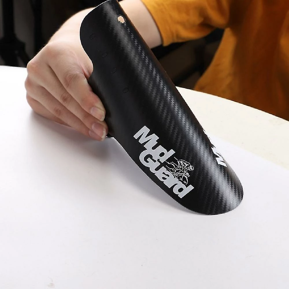 Unbranded Fine Bicycle Fenders Bike Mudguard Fibre De Carbone Avant / Arrière VTT Vtt Ailes Mud Guard Cyclisme Accessoires 8 Couleurs – Image 3