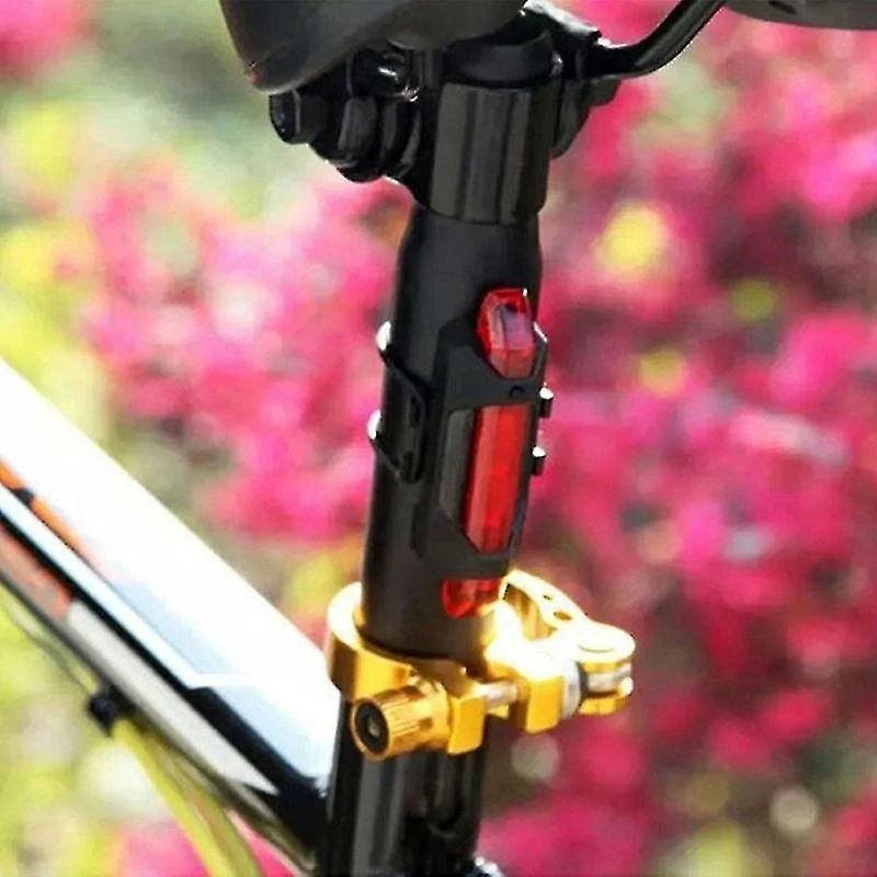 Unbranded Shxx 1pcs Rechargeable Usb Led Bicycle Tail Light Mountain Bike Avertissement De Sécurité Avant Et Arrière Feux Clignotants Accessoires De Conduite De Nuit (918 # Rouge) Xq-zx – Image 3