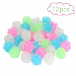 Unbranded 72 Pcs Multicolor Kids Bicycle Spoke Beads Décorations Wheel Beads Bike Accessories