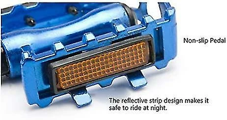 Unbranded Guoxing Mountain Bike Pedals Alliage D’aluminium Folding Bike Bicycle Pedals Outdoor Cycling Accessory(slivery)(2pcs) – Image 4