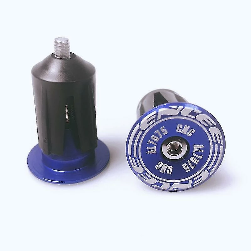 Unbranded 2pcs Alliage D’aluminium Vélo Guidon End Plugs Caps Road Mountain Bike Mtb Grip Handle Bar End Cap Cycling Handlebar Accessoire